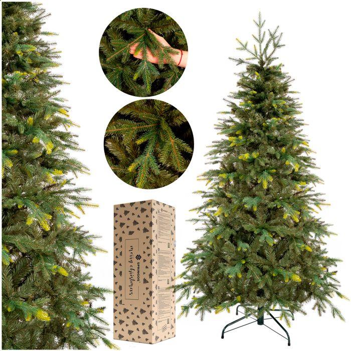 Sapin de Noël artificiel – Épicéa naturel de qualité supérieure 180 cm