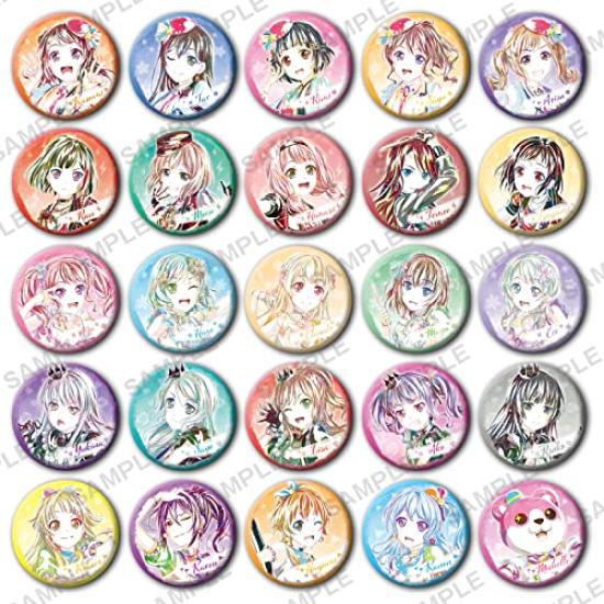 

BanG Girls Band Торговые значки 25 штук Dream! Вечеринка! Ани-Арт 2020вер.