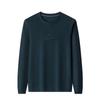 Spring and Autumn New Men's Sweater Zhongqing Men's Fashion Long Sleeve Top Bottoming Shirt Men's Sweater T-shirt