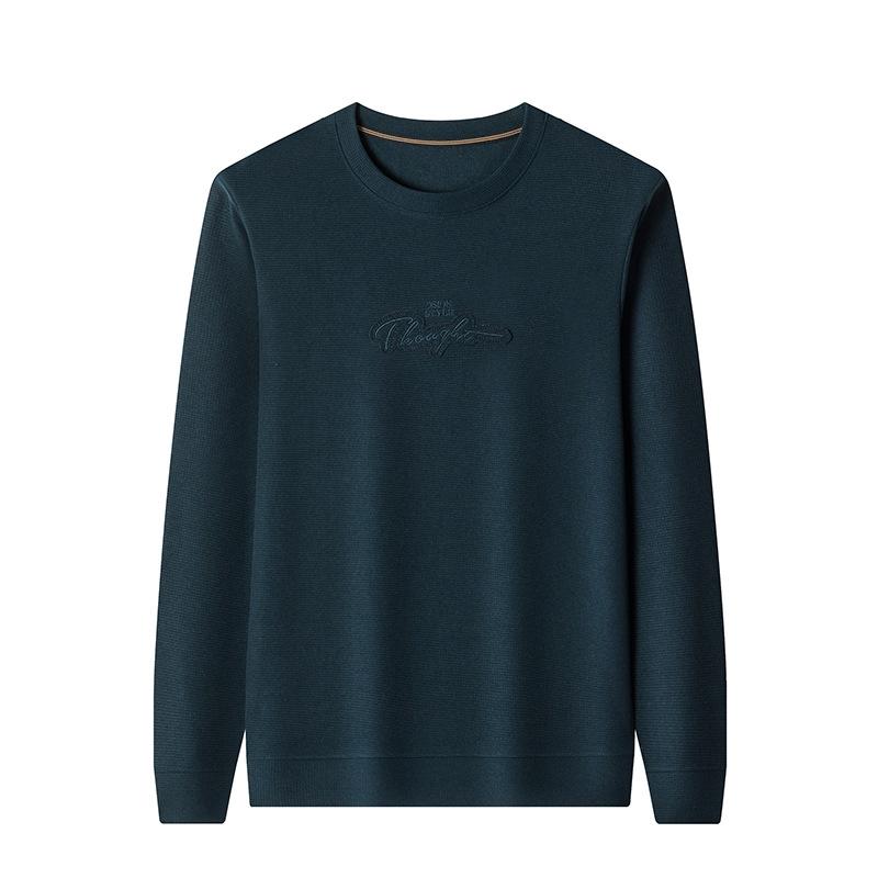 Spring and Autumn New Men's Sweater Zhongqing Men's Fashion Long Sleeve Top Bottoming Shirt Men's Sweater T-shirt