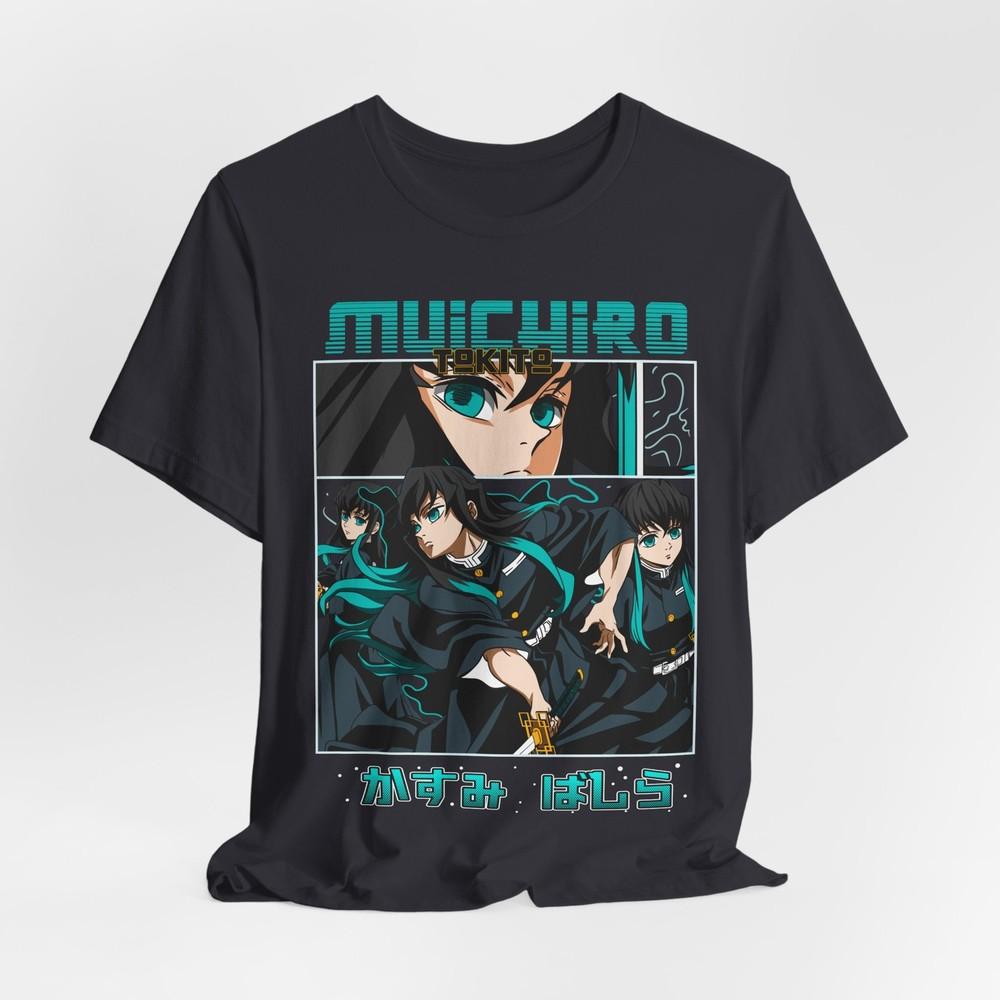 Muichiro Anime TShirt Demon Slayer Tee Unisex Jersey Shirt Character Design S
