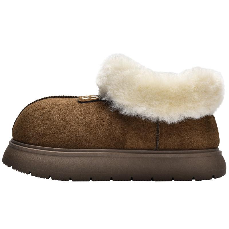 Winter New Thick-soled Warm Snow Boots Women's Versatile Short Boots 3417