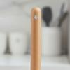 304 Stainless Steel Meat Masher 6-Blade Meat Chopper with Wooden Handle Easy to Clean Potato And Vegetable Masher for Kitchen Cooking And Mixing
