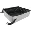 Portable Travel Cat Litter Box with Lid Collapsible Waterproof Covered Litter Box for Outdoor Travel Collapsible Portable Travel
