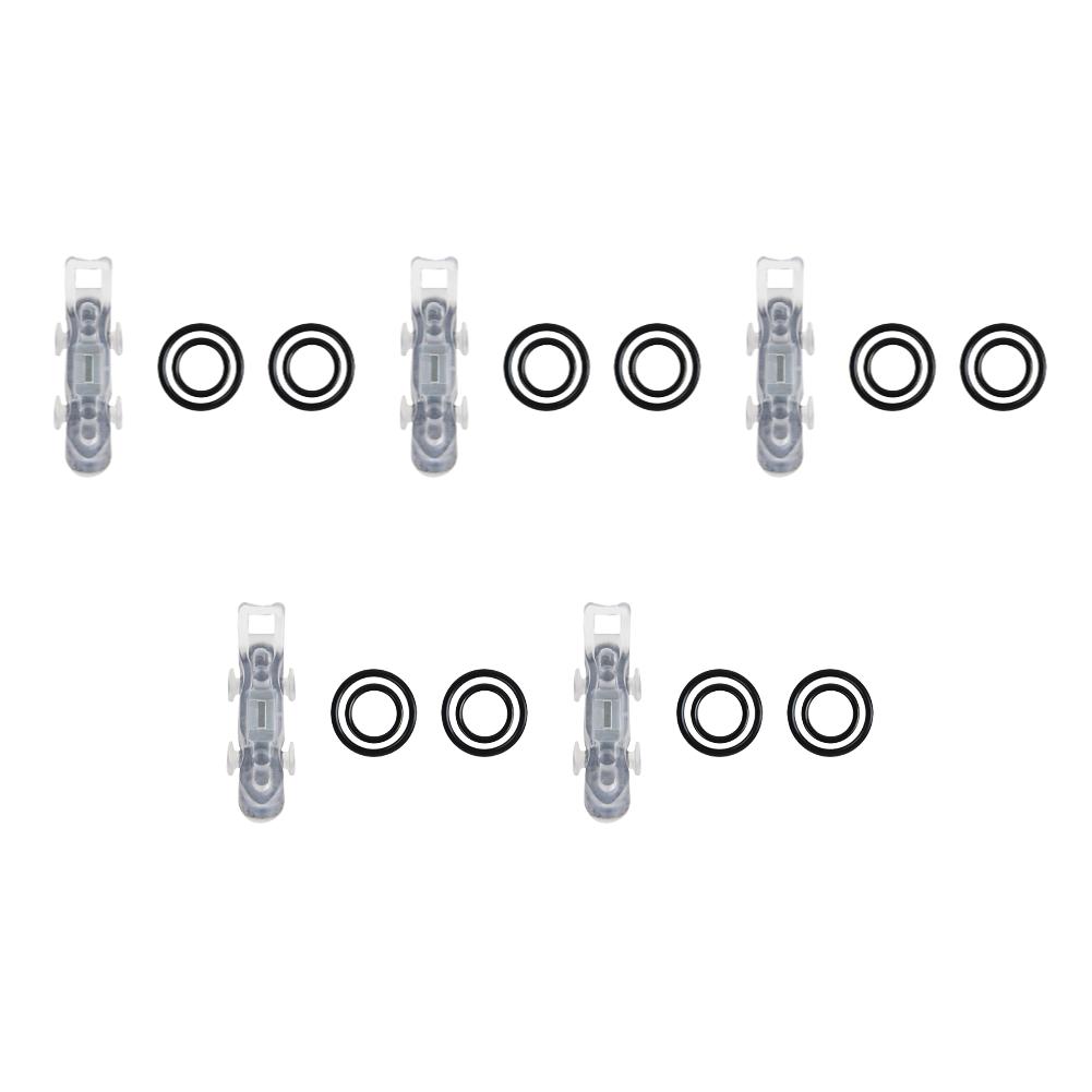 10-4pc Fishing Magnetic Fixed Lure Jig Hooks Holder with Rubber Rings Automatic Fishing Lure Bait Holder for Fishing Rod Tools