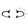 2Pcs Carbon Fiber Steering Wheel Button Trim Cover Decals Car Styling For BMW New X3 X4 G01 G02 G08 2018-2022 Car