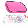 100 Pcs Crochet Hooks Set DIY 22 Crochet Set with Small Accessories for Knitting Enthusiasts BeginnersPink