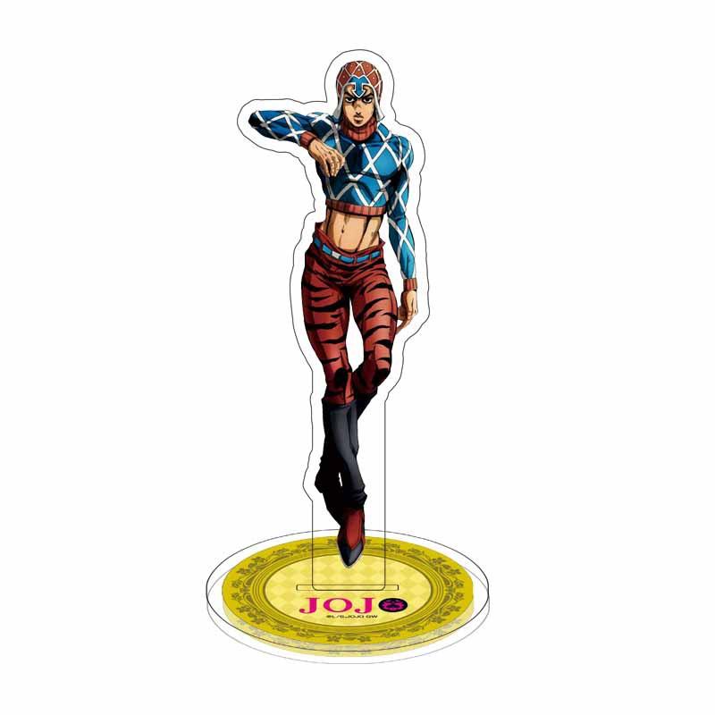 Jojo S Fantastic Adventure Peripheral Pendant Golden Wind Animation Acrylic Standing Brand Buckle Joe Lunob Creative 15cm*3PCS