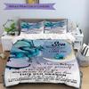 3pcs Inspirational Quote Duvet Cover Set, Cover For Bedroom Guest Room (1 Duvet Cover + 2 Pillowcase, Without Quilt),  yy250922150