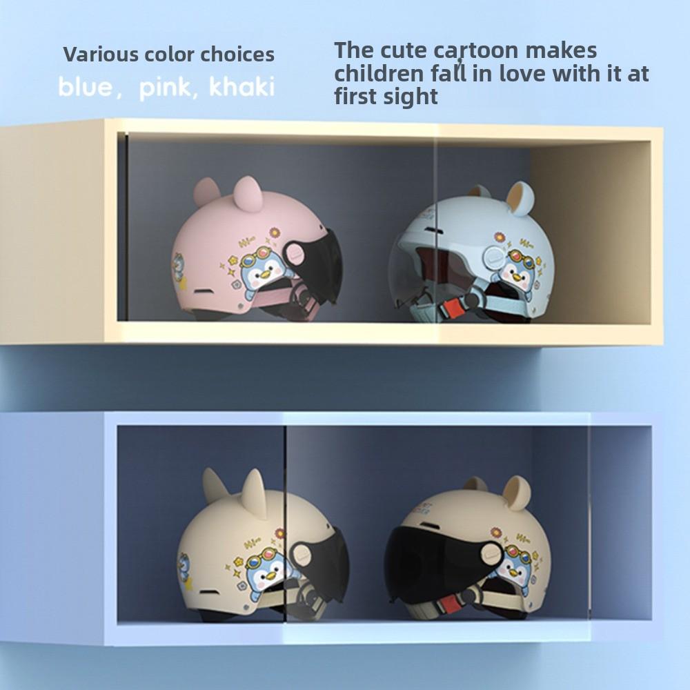 Electric Car Motorcycle Half Helmet Boys and Girls Children Cute Helmet Four Seasons Helmet
