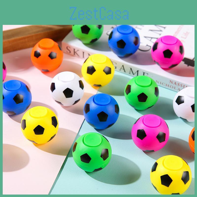 Multicolor Creative Soccer Shaped Plastic Gyro Children Toy For Entertainment