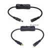 DC Extension Cable Male To Female Power Connector 5.5mmx2.1mm/ 5.5mmx2.5mm Plug Adapter for Routers LED Light Speaker