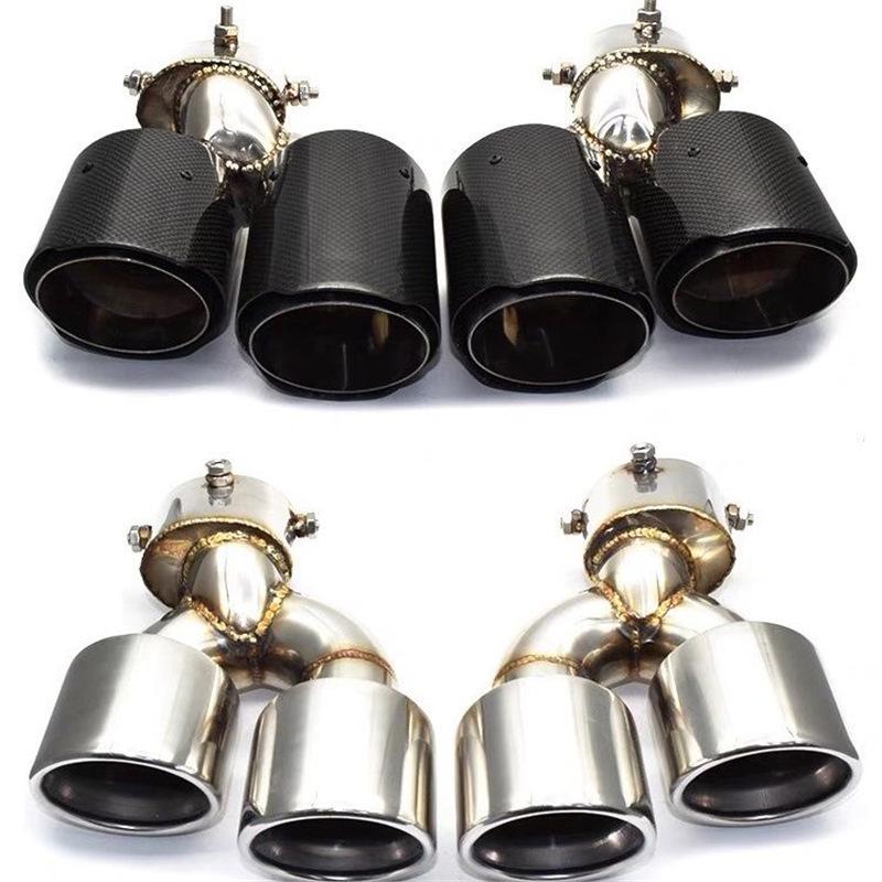 Stainless Steel Carbon Fiber Exhaust Tip for 10th Gen Honda Accord Inspire