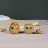 Niedlicher Mi Duo Duo Anhänger & Schlüsselanhänger aus grünem Sandelholz, geschnitzt für Handys, Autos, Männer, Frauen, Paare - Charmante Ornamente.