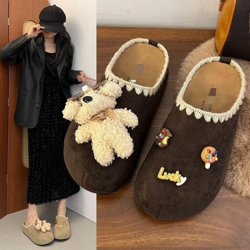 Cartoon Retro Boken Shoes, New Lazy Shoes, Headband Shoes, Travel Slippers