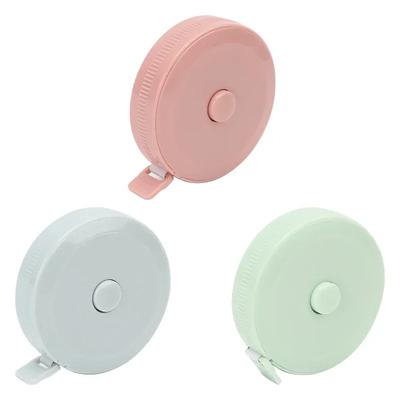 Macaron Color Mini Portable Tape Measure Automatic Retractable Soft Measuring Tapel Tailor Measuring Tape