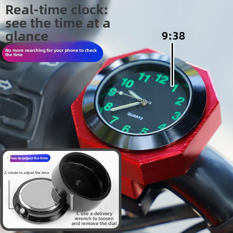 Motorrad Auto Zeituhr Wasserdicht Fahrplan Mountainbike Elektrofahrzeug Fahrrad Thermometer Elektronische Uhr Anzeige