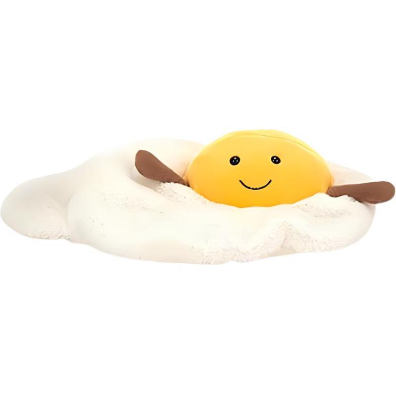 JELLYCAT Fun Food Series Poached Egg Soothing Doll Plush Doll 27cm High