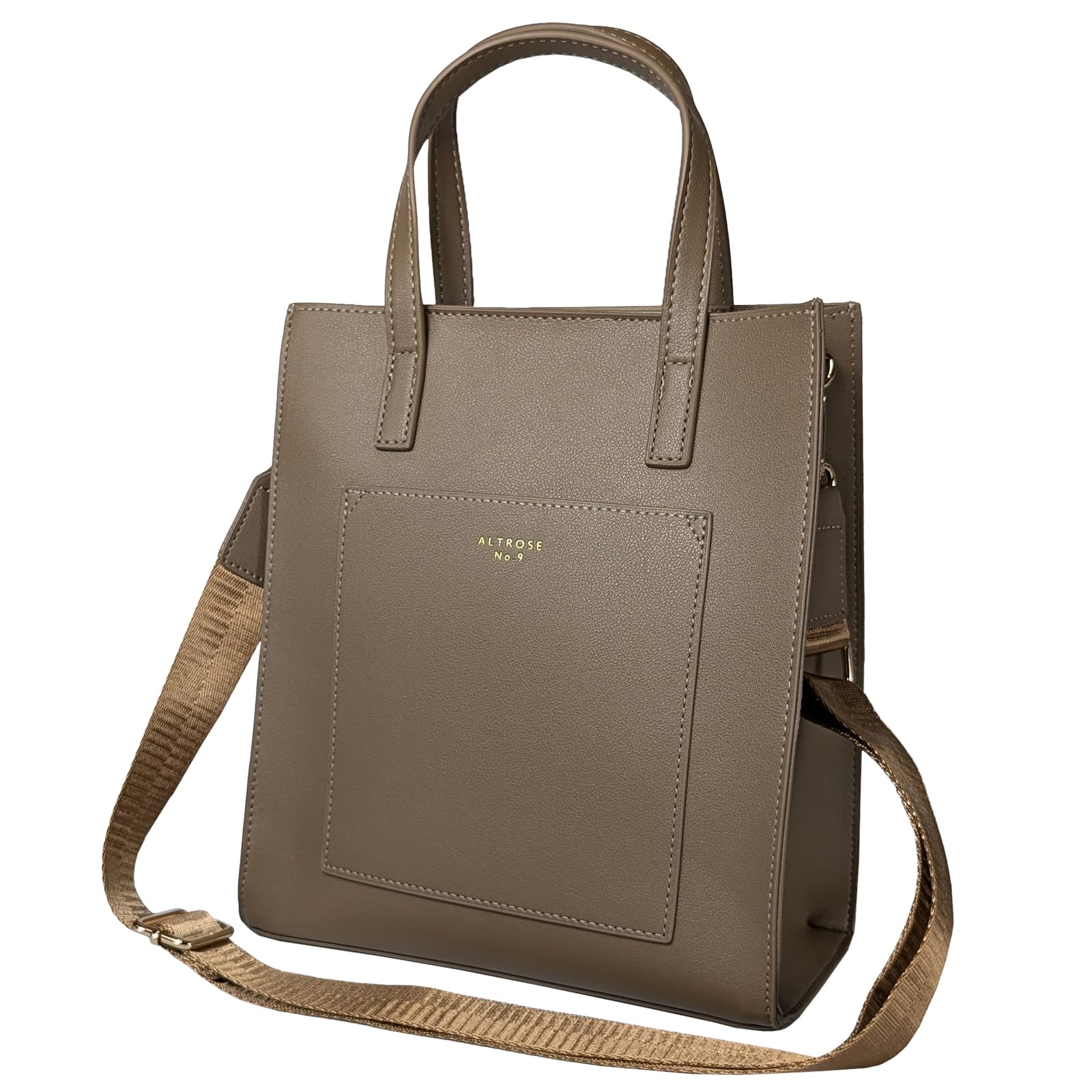 

Shoulder Bag for Crossbody Shoulder Synthetic Crossbody Tote Beige R35 DarkBeige [Cross Marberry] Women, Bag, Large, Vertical, Bag, Commuting,
