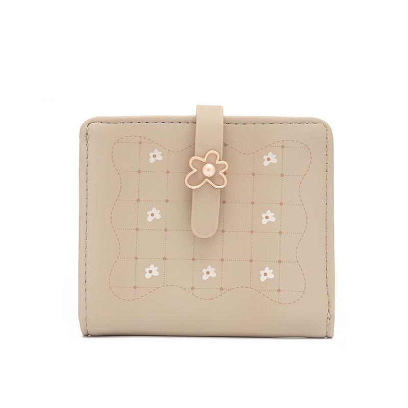 

Кошелек женский короткий симпатичный короткий чехол для карт чехол для карт универсальный женский кожаный кошелек абрикосовый