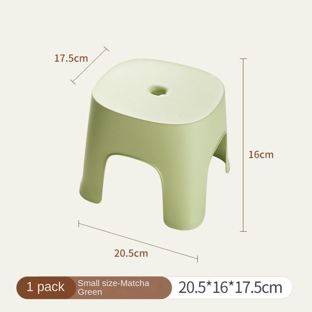 Plastic Bathroom Bath Stool Non-slip Shoe Changing Stool Row Foot Stool  Bathroom/Living Room