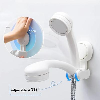 Vakuum-Saugnapf-Duschkopfhalter-Halterung ohne Bohren, 360 ° verstellbar, einfache Demontage, Badezimmer-Duschständer