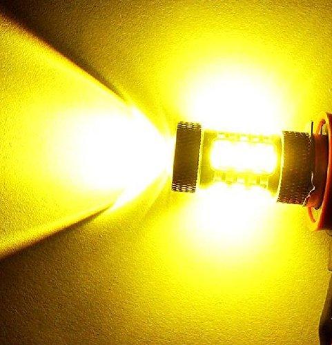 BestQ!BestQ!CREE LED Fog Lamp 80W PSX26W Yellow PSX26W Yellow Fog LED Fog Bulb Set of 2 Hiace 200 Series 3 Type Late 4 Type LED Fog Bulb (PSX26W