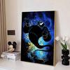 Disney Diamond Painting Genie Neon Art Painting, Cartoon 5D Diamond Cross Stitch Mosaic Home Decor Gift