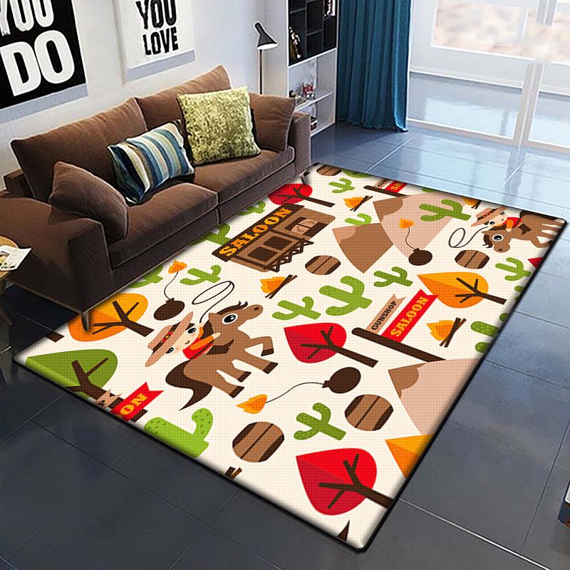 Desen animat anime frumos pictură covor pentru camera de zi Covor zonă mare Covor negru moale Covorașe de decorare a casei Covoare Boho Picnic