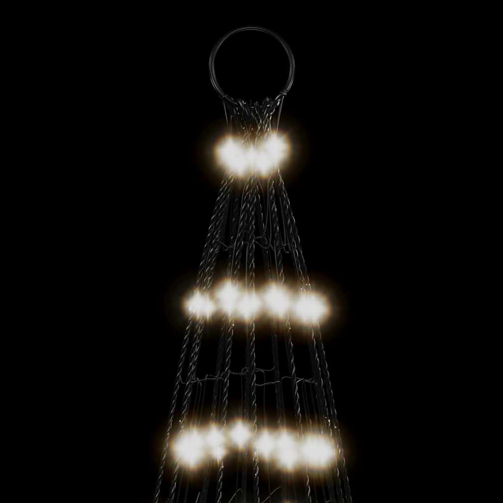 LED Christmas Tree 1534 Cold White LEDs 500 Cm