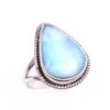 Natural Republic Larimar Gemstone 925 Solid Sterling Silver Gift Ring S.7 q0J38