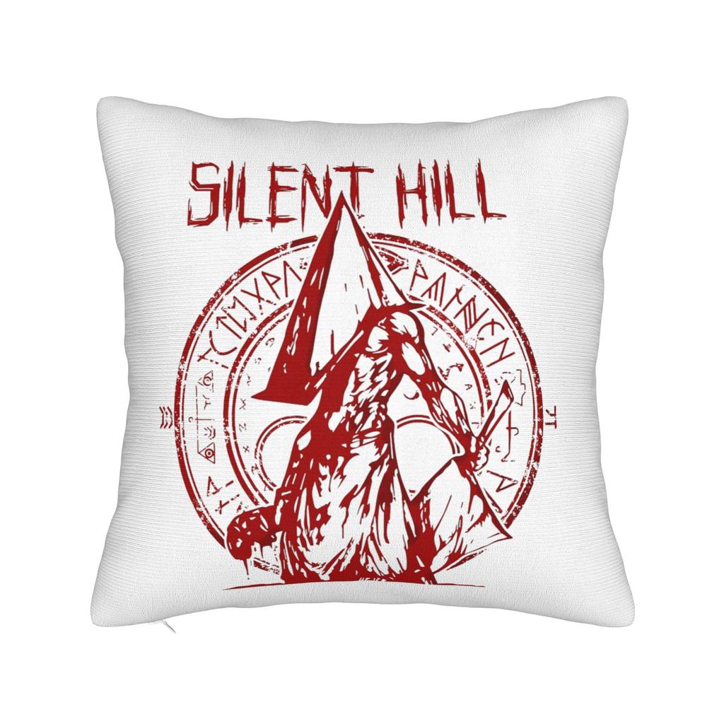 Silent Hill Pyramid Head Square Pillow Case  Cushion Cover Creative Zippered Decorative Throw Pillow Case Cover for Sofa 18x18