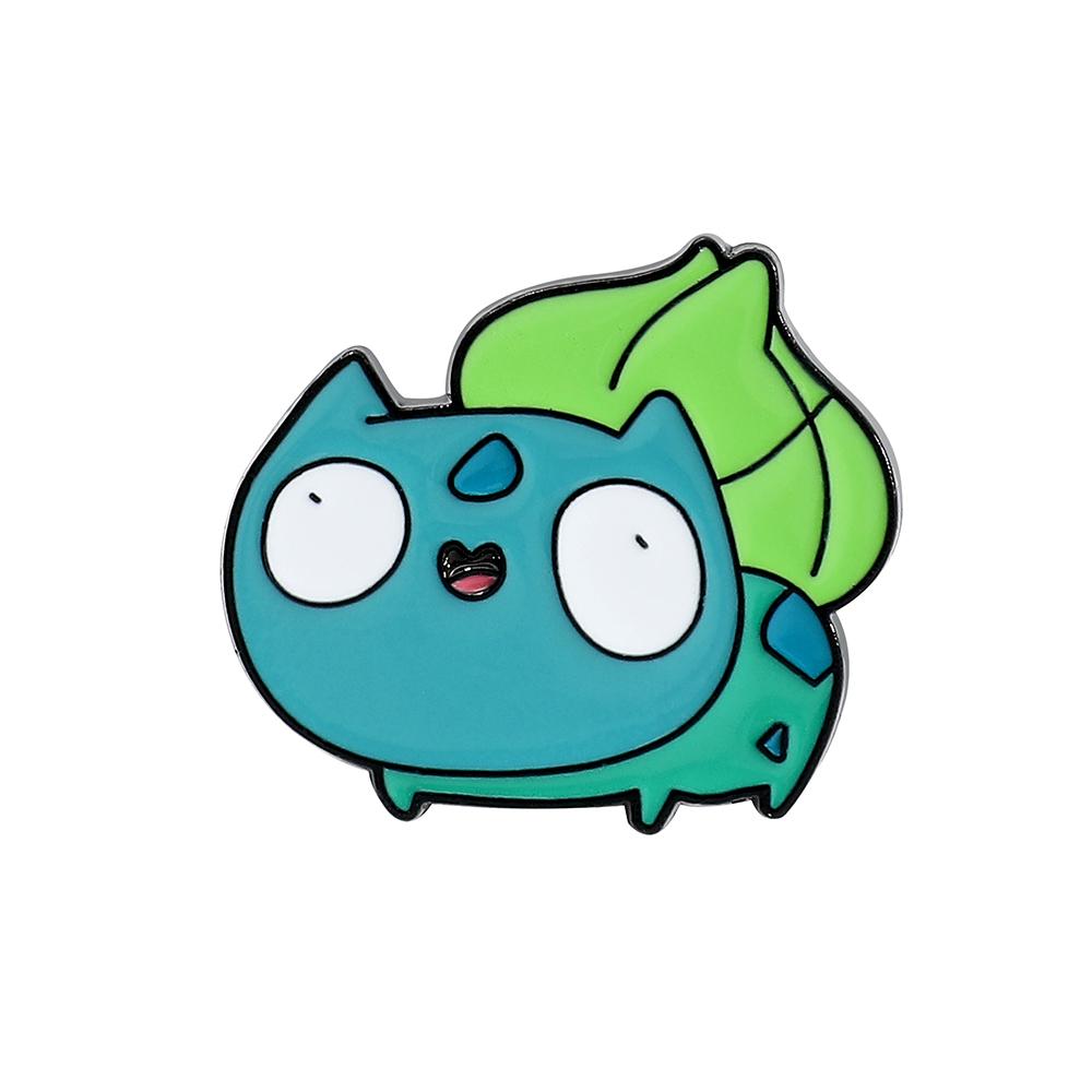 Anime Pokemon Emaliowana przypinka Pikachu Bulbasaur Psyduck Squirtle Odznaka Broszka Jeansowa Odzież torba Urocze Zwierzę dziecko Biżuteria Prezent zabawka