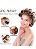 16pcs Self-Adhesive Hair Rollers Set For Different Hair Lengths Heatless Curlers With Clips As Diy Hair Styling Tool
