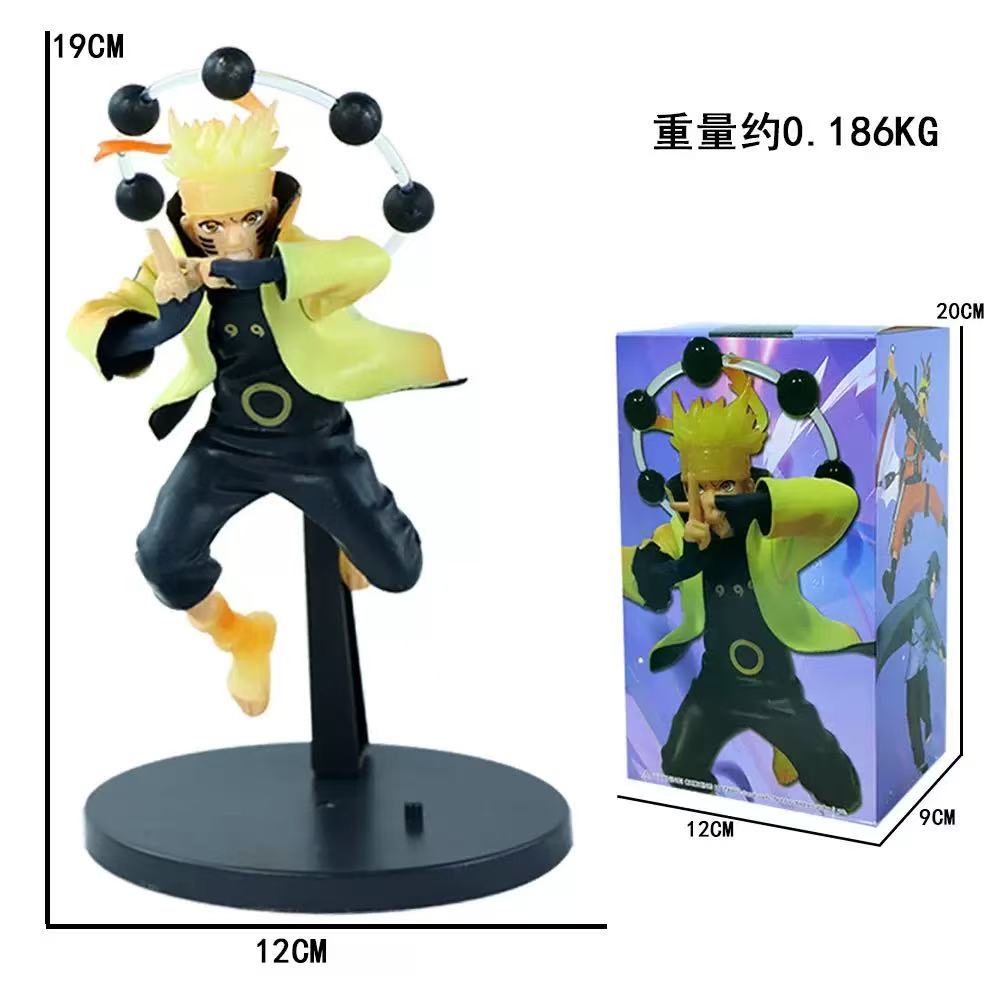 Popular Anime Naruto Sasuke Kakashi Uzumaki Gaara Action Figures Animation Pvc Collectiable Model Toys Kids Young Boys Birthday Gifts