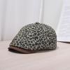 New Leopard Flower Cotton Caps For Men Hats Winter Berets British Western Style Beret Summer Hat For Women Vintage Painter'S Hat