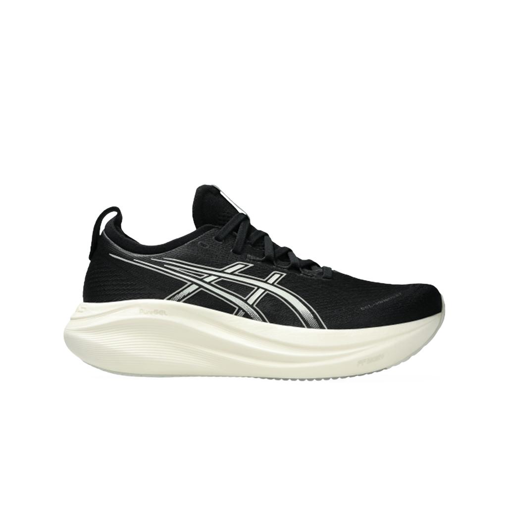 Asics Gel Nimbus 27 Ekstra Geniş Siyah Göl Grisi Erkek Spor Ayakkabı 1011B957-002