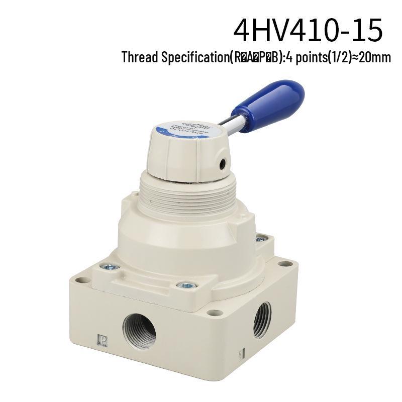 4HV210-0 Pneumatický ruční pákový ventil, 8cestný manuální ventil pro řízení vzduchu, Model K34R6-8/8D