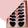 Ladies Pink Cat Eye Love Heart Sunglasses Women Retro Oversized Personality Sun Glasses Uv400 Eye Protection Eyewear Goggles