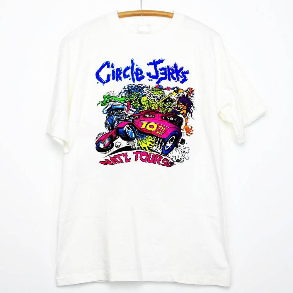 CIRCLE JERKS band Golden Shower Of Hits White Men S234XL TShirt FN188 Unisex T-Shirt XXXL