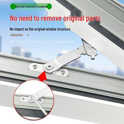 Window Limiters for Casement & Tilt-and-Turn, Adjustable Opening Rods for Home & Hotel Windows