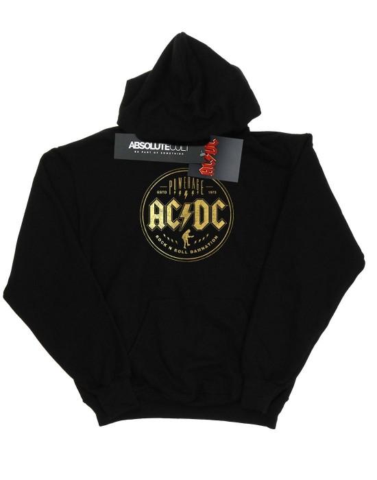 AC/DC Womens/Ladies Rock N Roll Damnation Hoodie
