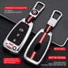 Zinc Alloy+Slicone Car Flip Key Case Cover Shell Fob for Hyundai Elantra Solaris Tucson I30 I35 I40 KONA Genesis Santa Fe Azera