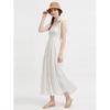 Shop   Women S Summer Vacation adjuStable Strap Smocked Long dreSS Ivory Naru Wd