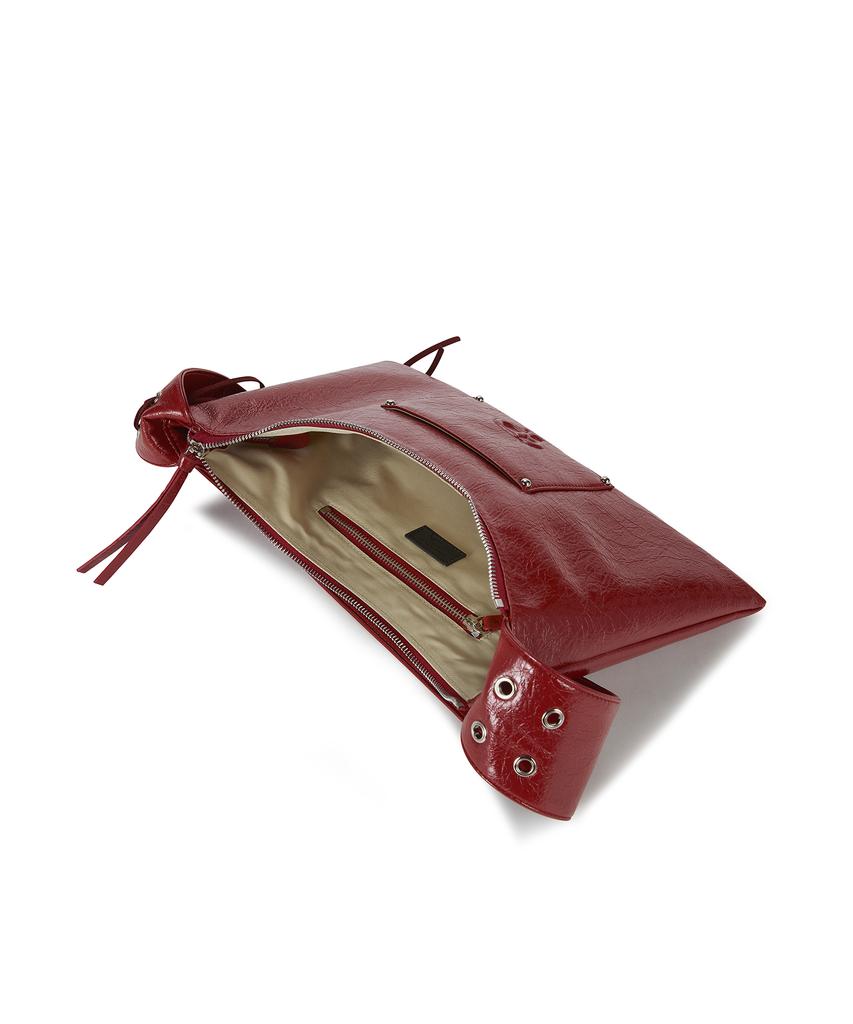 Christine Project Eyelet Flat Shoulder Bag(Ketchup)