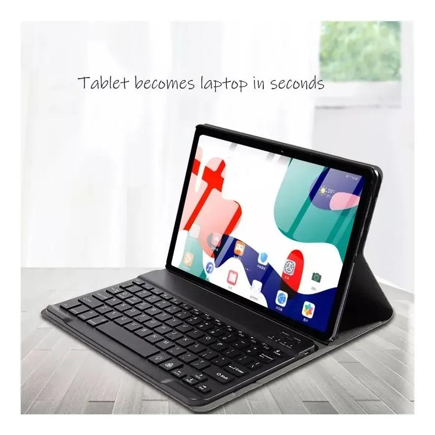 Huawei MatePad Mini Magnetic Keyboard & Leather Case for Honor Pad X7 8.7" with Pen Holder.