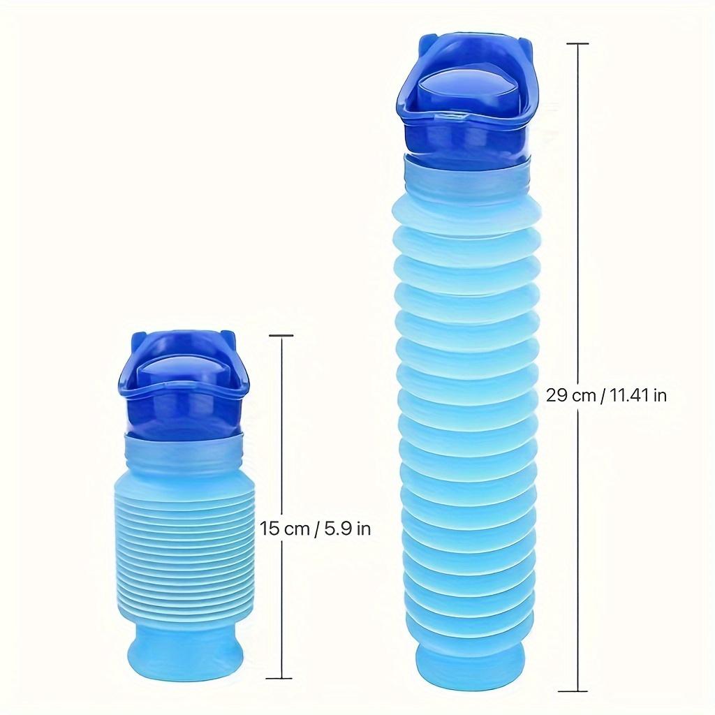 750ML Portable Emergency Urinal: Ideal for Children Adults and Travelers Mini Outdoor Shrinkable Urine Bottle & Car Camping Pee Funnel for Men &Women