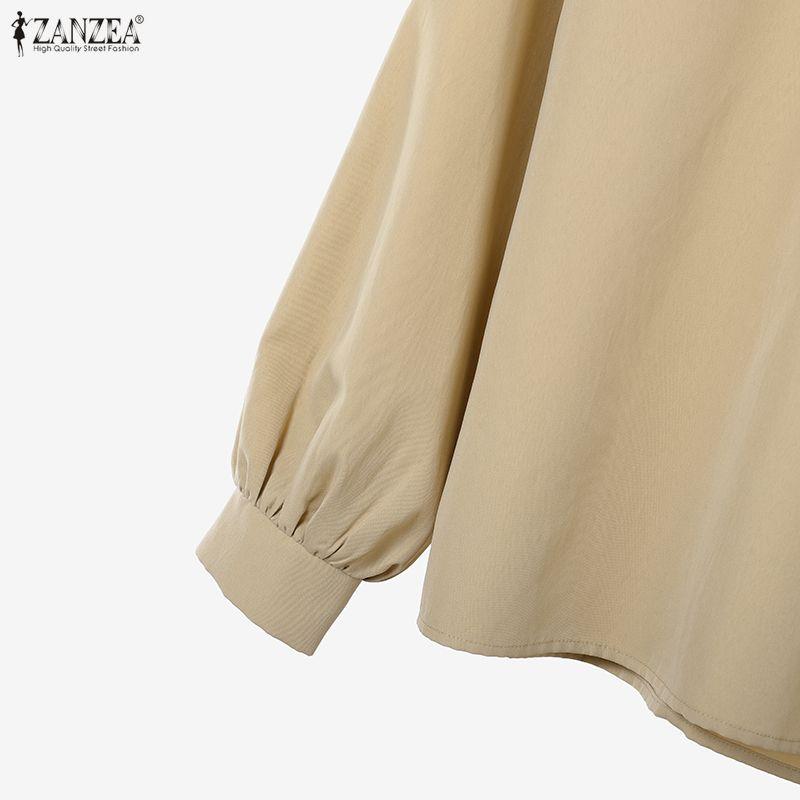 ZANZEA Women Long Sleeve Blouse and Pants Casual Two Piece Suit Sets