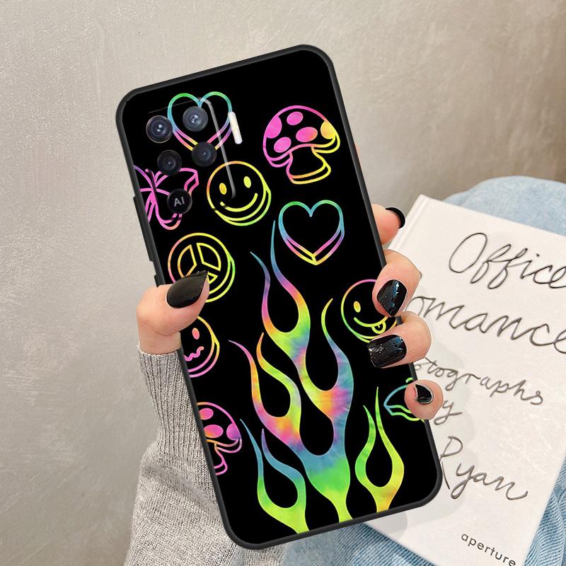 

Purple Flames Fire Print Case For Oppo A40 A60 A80 A78 A38 A18 A98 A58 A96 A76 A16 A94 A74 A54 A15 A17 A57 A77 A5 Pro OPPO A94 4G