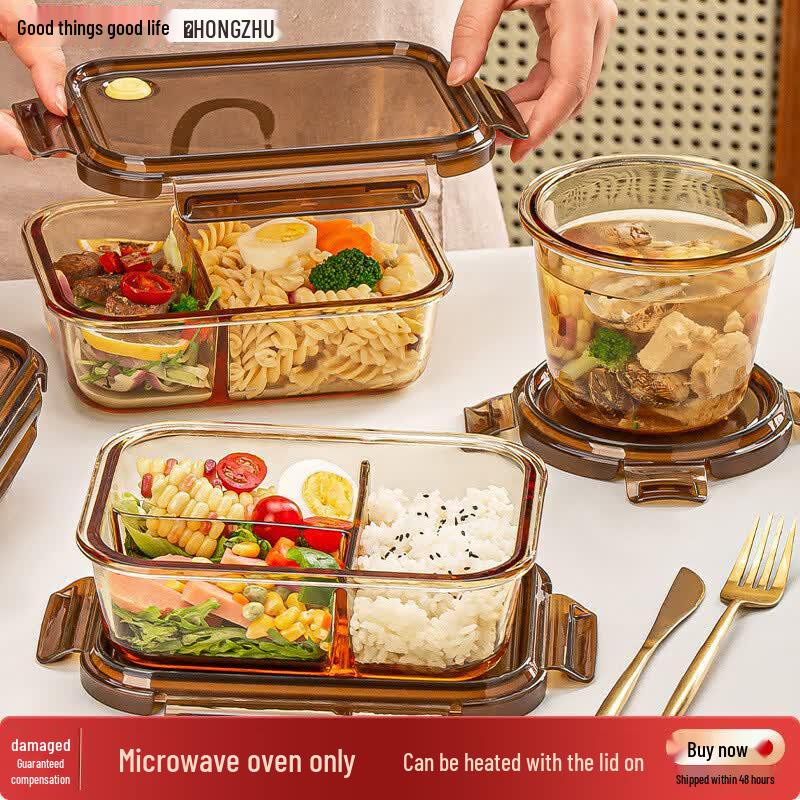 High Borosilicate Glass Lunch Box